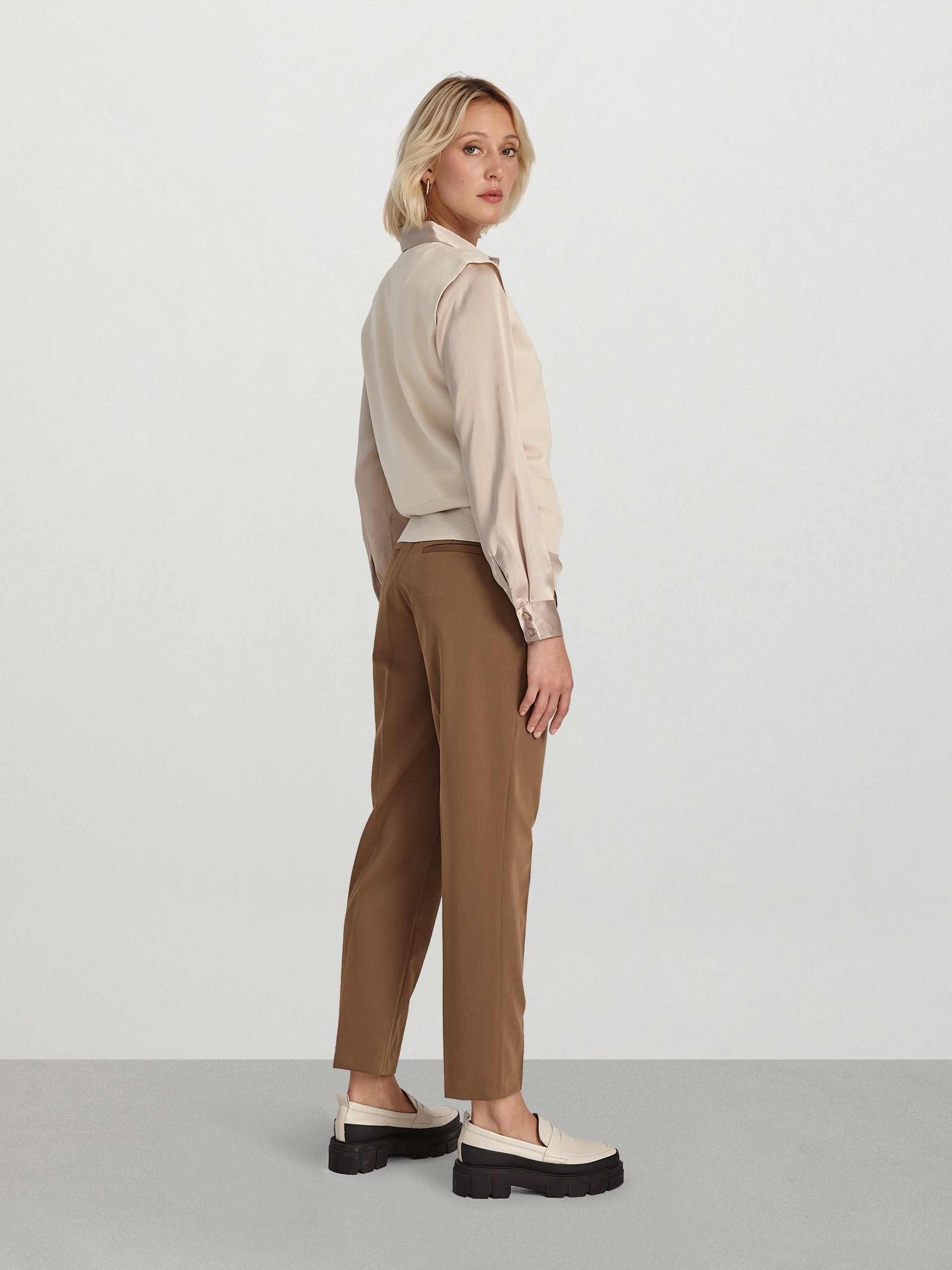 Mixed viscose pants